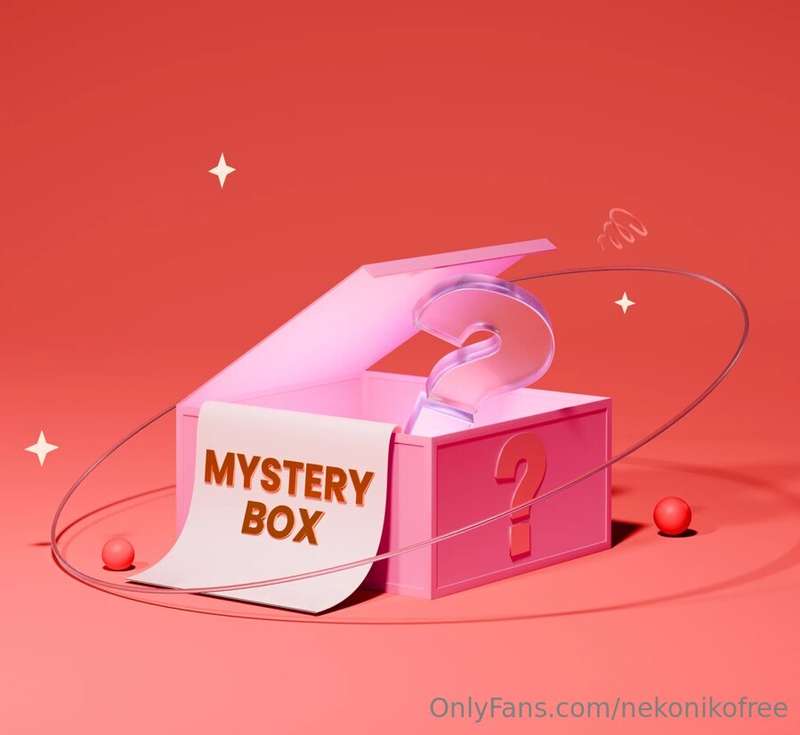 You got the Mystery box! 🎁💦 Inside you are waiting for exclu..