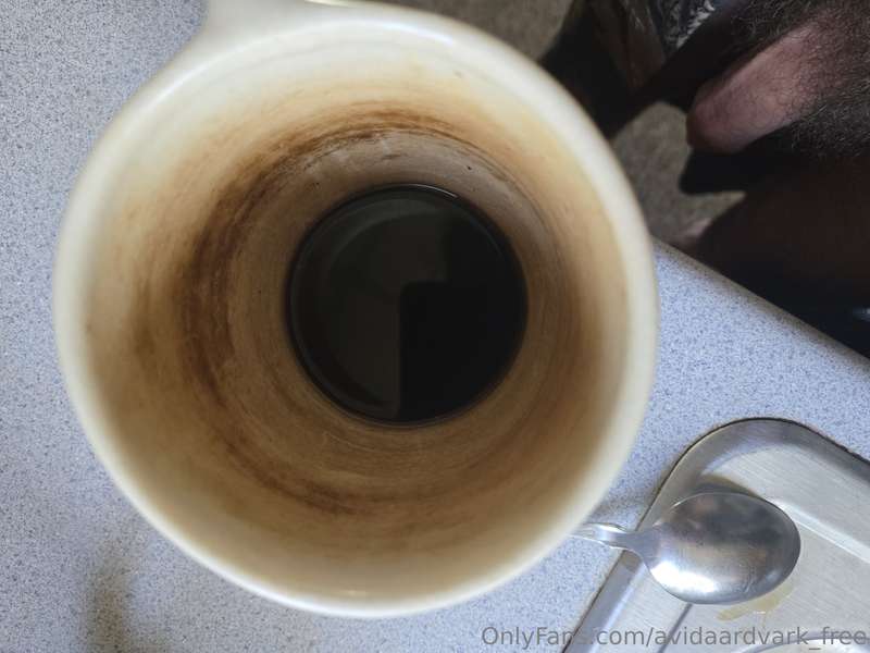 It's always disappointing reaching the last bit of coffee in..