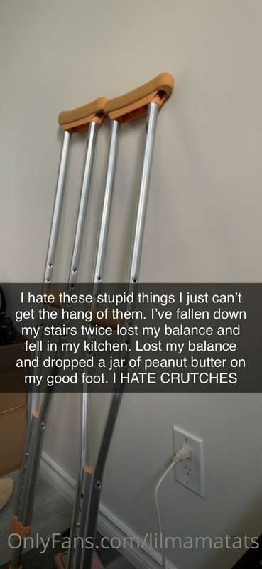 Having a broken ankle has proven to be very difficult. I can..