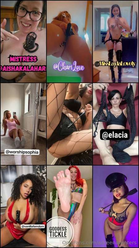 😈 SUBSCRIBE, SUBMIT & SERVE THE TOP FEMDOM QUEENS NOW! 😈 24h..