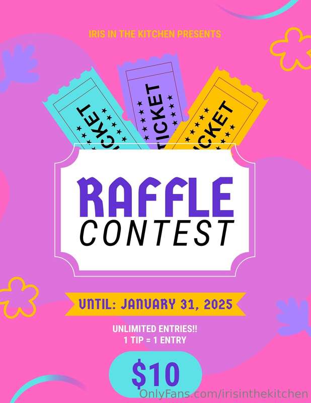 Surprise New Year raffle! 🎁 I’ll be giving one lucky subscri..