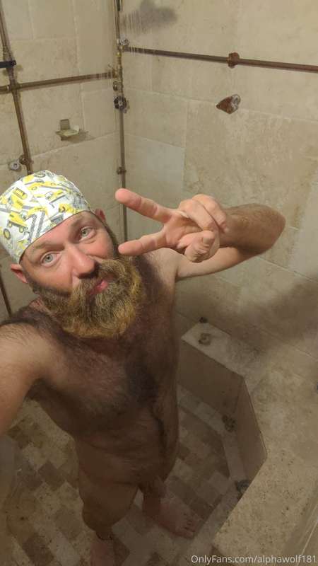 Going to take a shower if anybody wants to watch