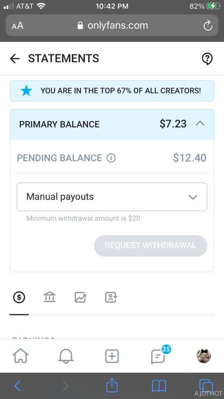 its the fees for me aha, need a total of 37 more cents befor..