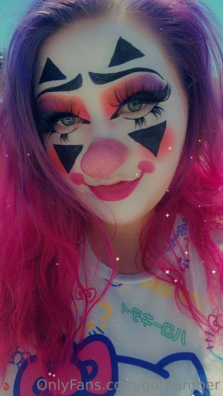 Spoil your favorite clown while I'm shopping at the mall?