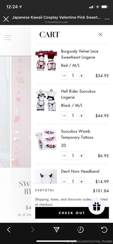 Looking at some new lingerie since some of my old stuff got ..