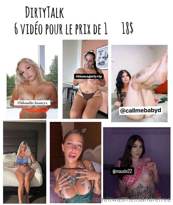6 vidéos des filles les plus chaude de onlyfan 🥵 pssst: les ..