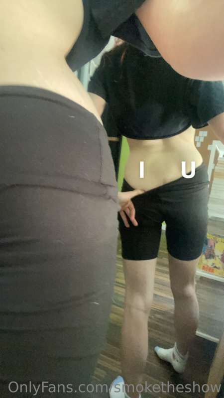 After I broke my tail bone my back dimples became a heart