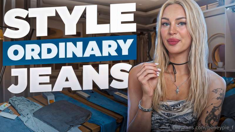 Modern Ways to Wear Jeans 👖✨One piece, endless looks! Today ..
