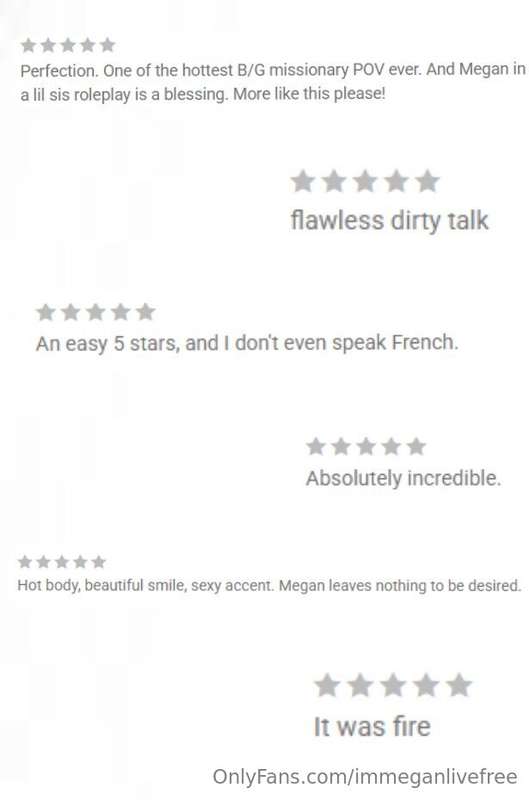 Some of your reviews after watching the exclusive videos ava..