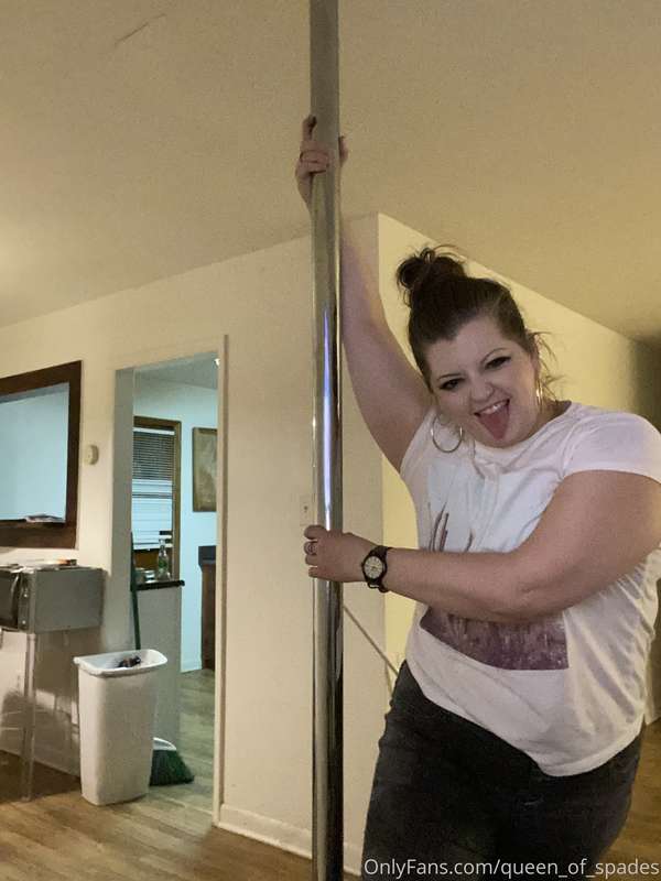 When your friends have stripper poles in their living room, ..