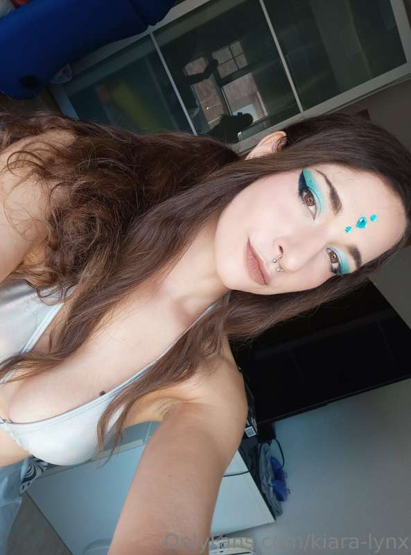 🩵💙Do u like my new blue makeup?💙🩵