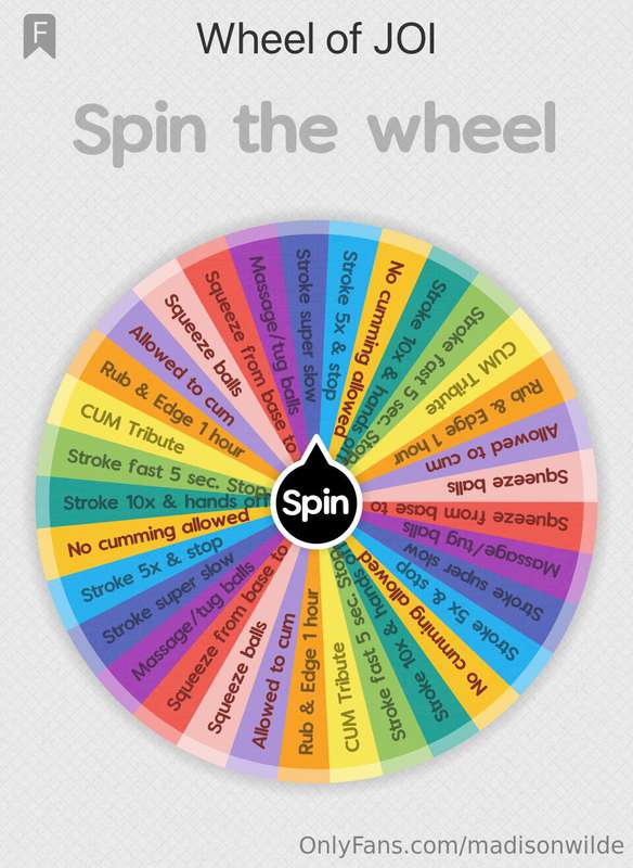 Spin and see what your cock deserves.Spin and follow the ins..