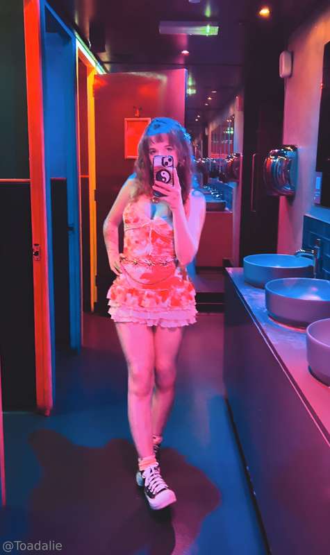 Wore this dress in London recently and it was a bit tight to..