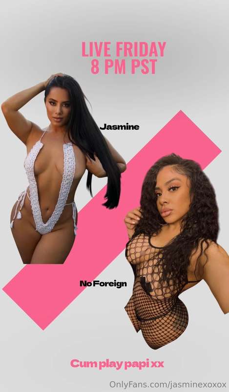 LIVE TOMORO W @no4eign 😈 8 PM PSTI love going live with my b..