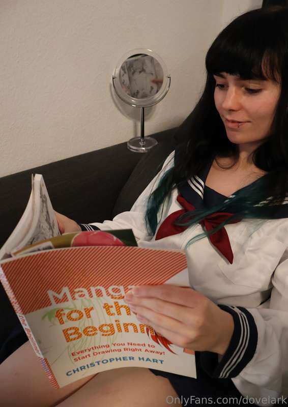 Just reading manga haha - nothing suspicious going on here ;..