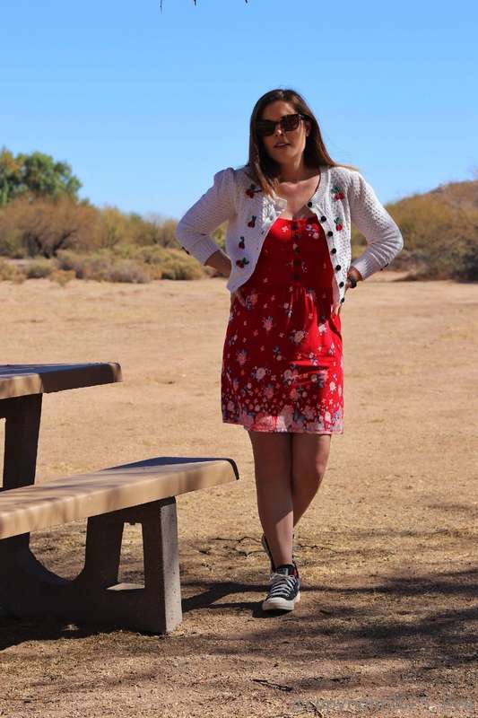 In the desert of AZ, in a dress with no panties. Want to see..
