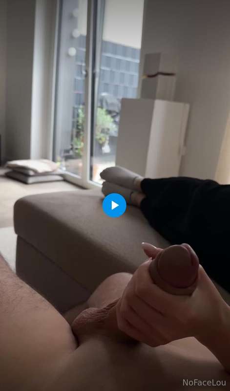 Wanna watch me give him a handjob while he watches a footbal..