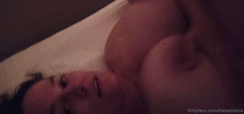 POV of me on my back taking my favorite dick in the world. M..