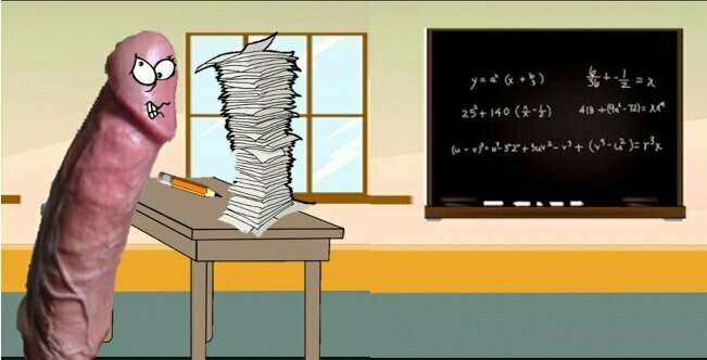 School of a strain on dick, makes hit head swell until he ne..