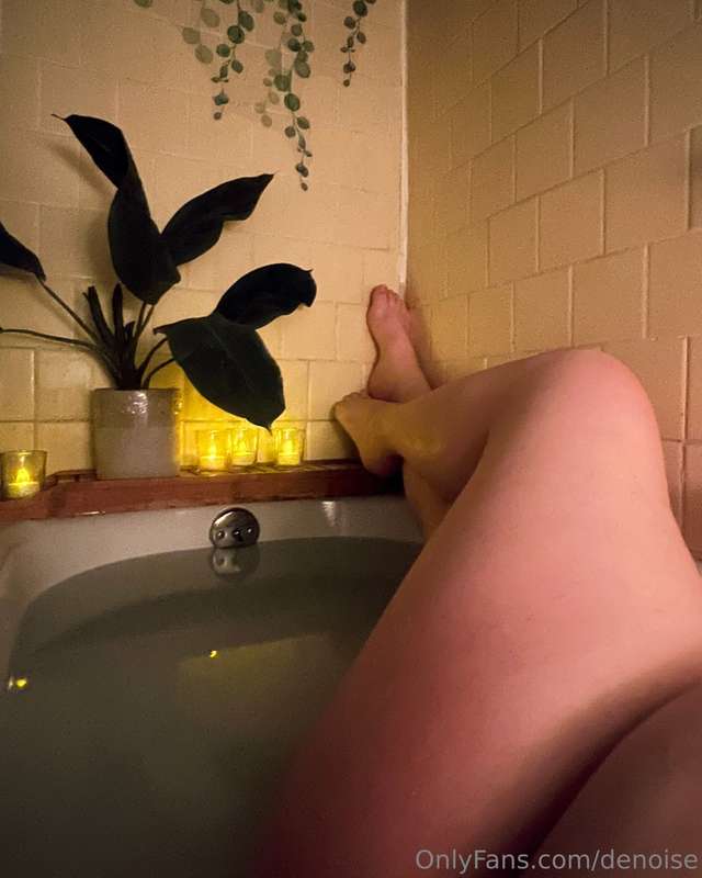 Having a Saturday Night soak. 
How about you?