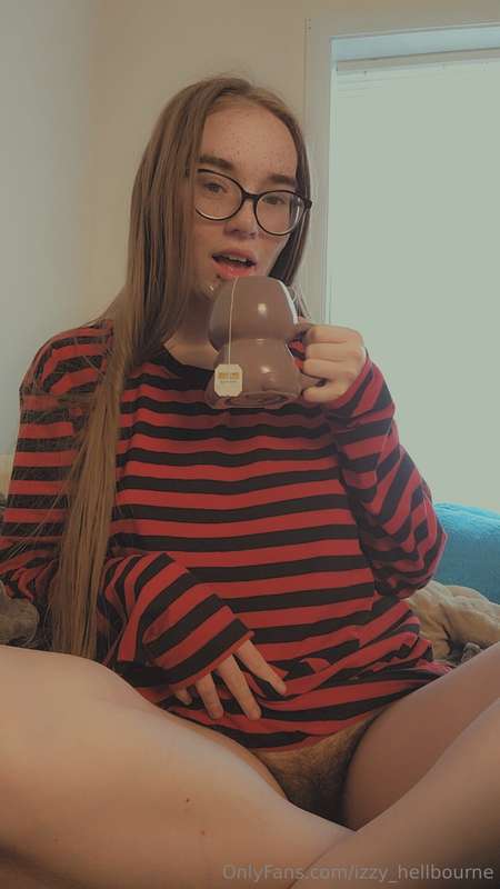☕️Cozy Tea And Titties Photoset☕️