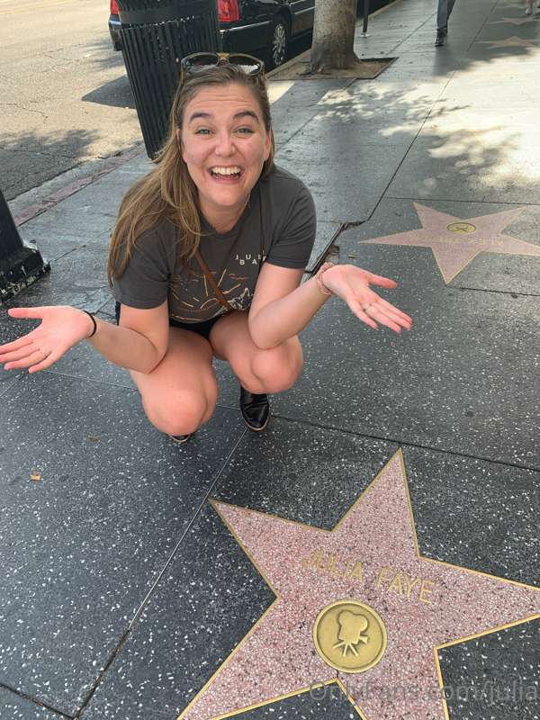 fbf to the time I found out I had a star on Hollywood Blvd
