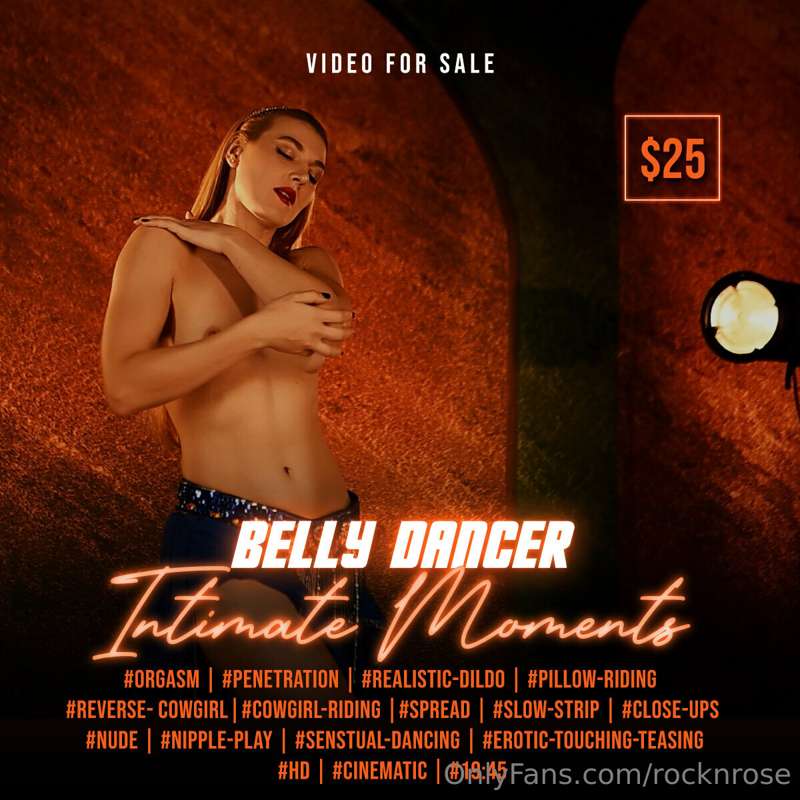 🛑 **NEW VIDEO FOR SALE** 🛑  

❤️‍🔥***BELLY DANCER INTIMATE M..