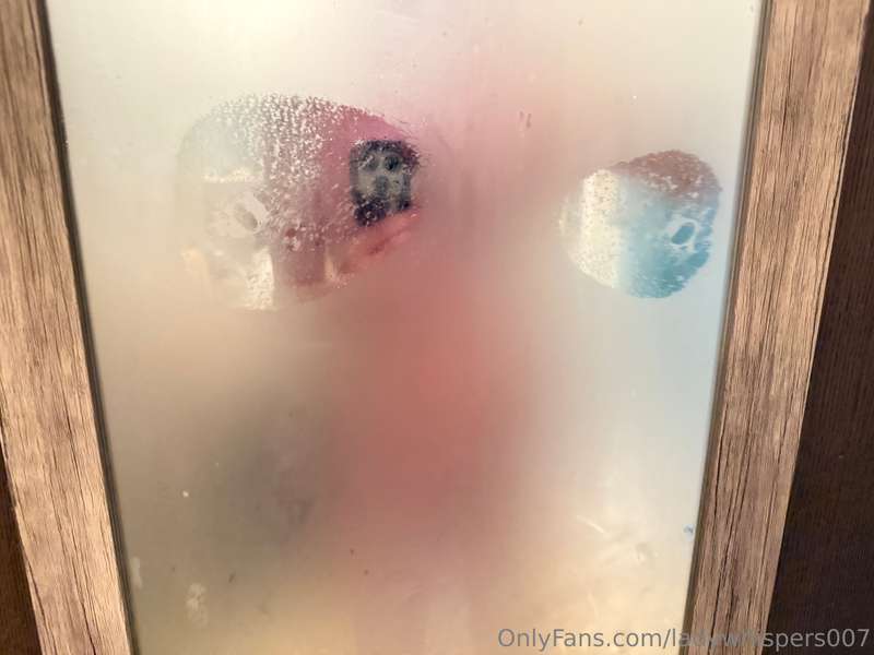 Hehe pressed my boobs to the mirror slightly. It’s been a bu..