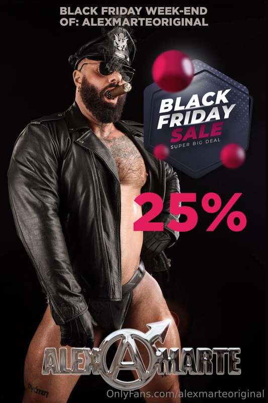 BLACK FRIDAY WEEK-END 25% FOR THE FIRST MONTH SUBSCRIPTIONFO..