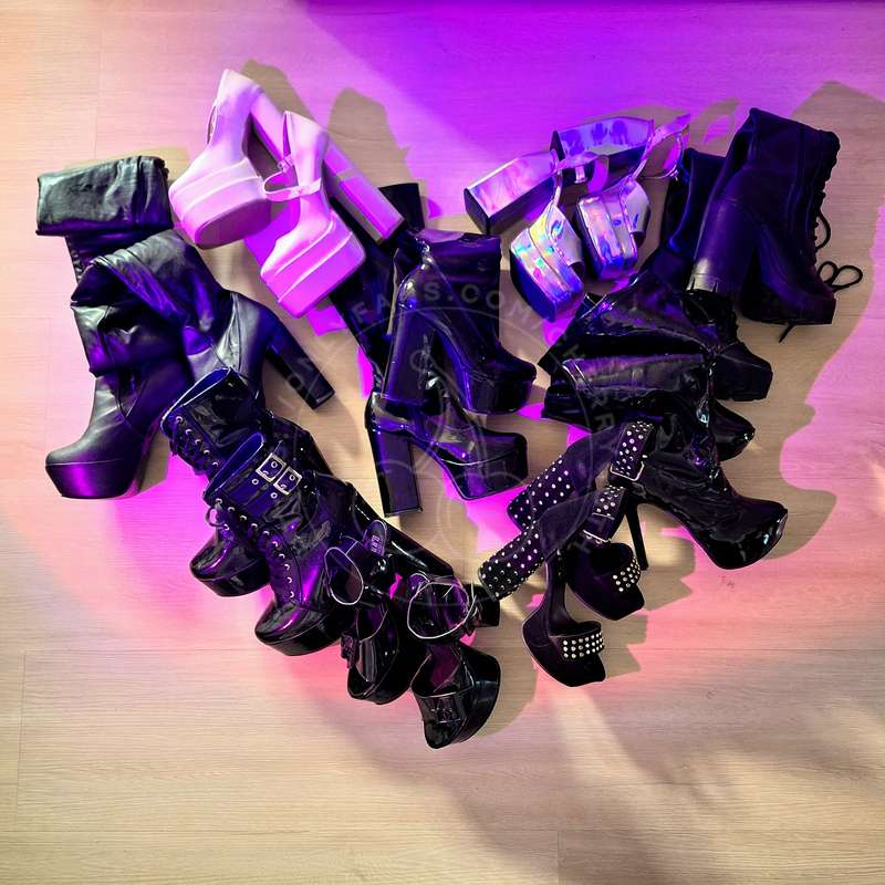 My shoe collection has grown so much that I no longer have p..