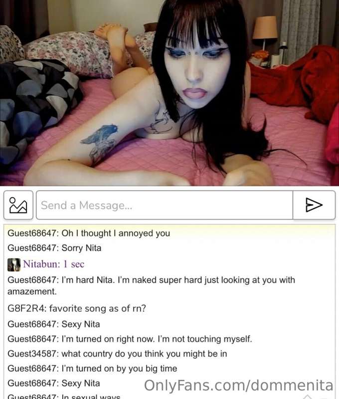 Can’t wait to stream again. Do you guys use MFC or chaturbat..