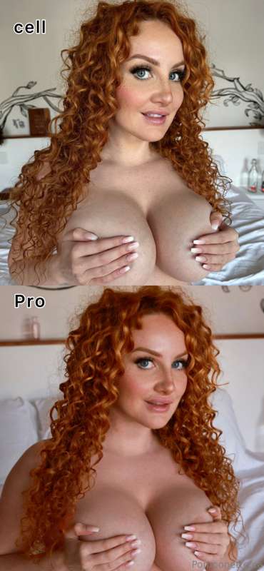 Tu préfères les photos cell ou pro?