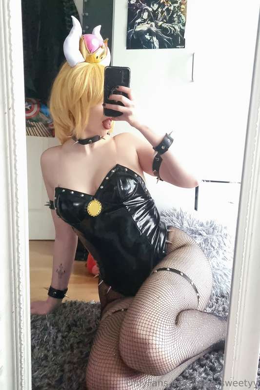 Bowsette is on her way to sleep in your castle :3 (a tip get..
