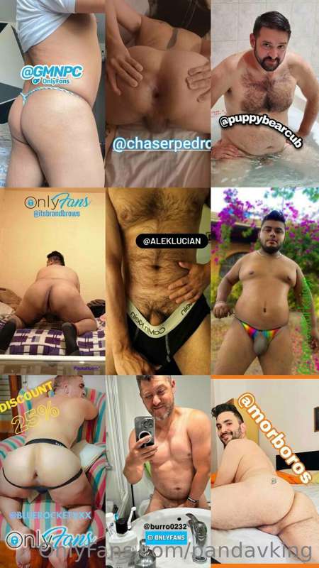 #AD
These bears 🐻 are on fire🔥 
😈We Gonna make you CUM 💦💦
𝑪𝒍..