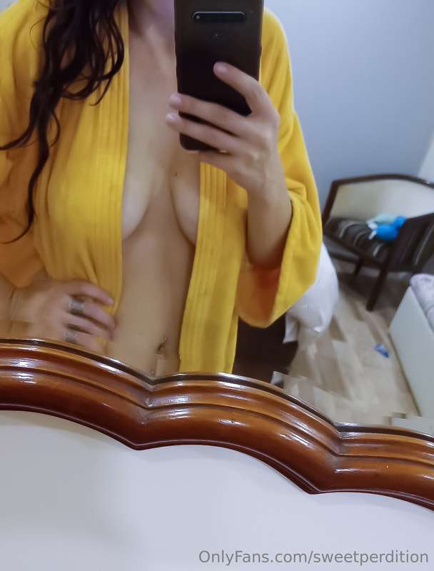 I just finished taking a shower, do you know what I would li..
