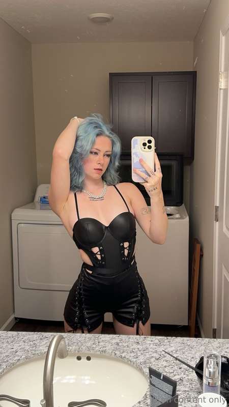 Blue hair, don't care💙 throwback :D