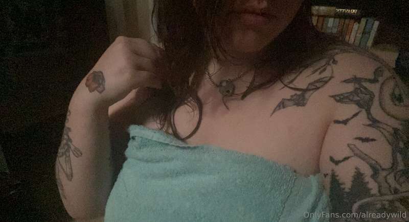 Sometimes wearing a towel makes me wish there was someone to..