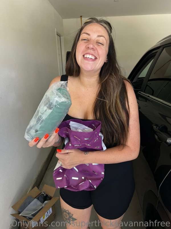 Happy girl opening presents from a loyal Fan. 😇🥰 I love all ..