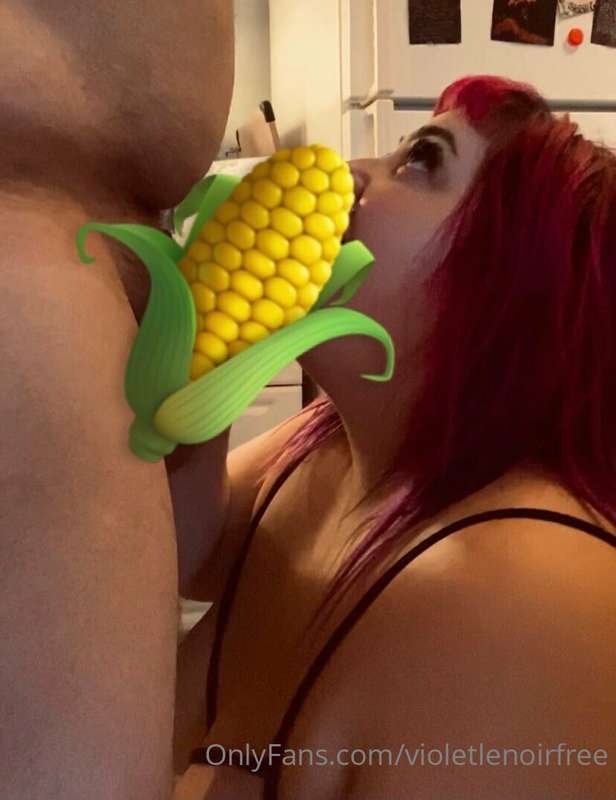 Unexpected throatpie in the kitchen….only 5.99 🌽✨ @copollasf..