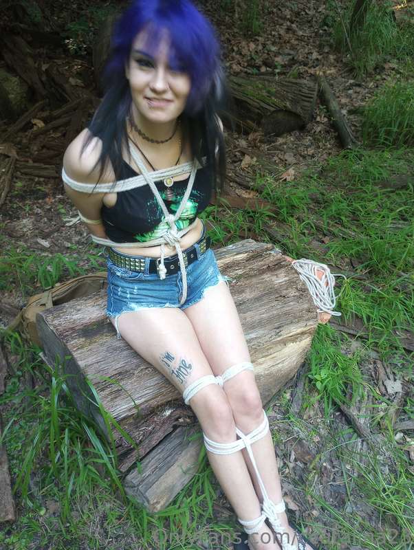 I went and had a friend practice shibari on me next time the..