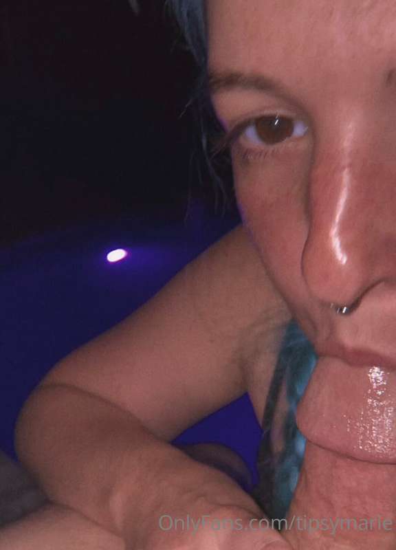 Making him nut in under two minutes in the deep end. 💦  Pool..
