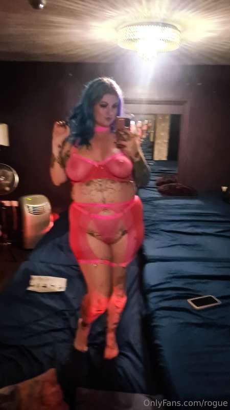 Gotta love a big mirror!