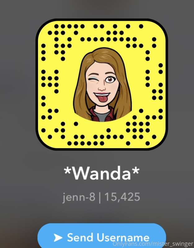 @willingwanda loves dick pics.  She loves them in her snapch..
