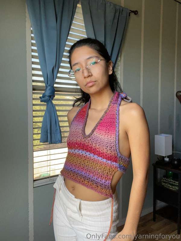 new top alert 🤩🚨 i made a halter top for the end of summer b..
