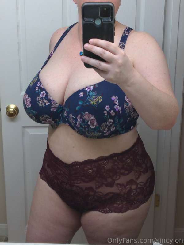Overslept this morning, but I want you to see my new panties..