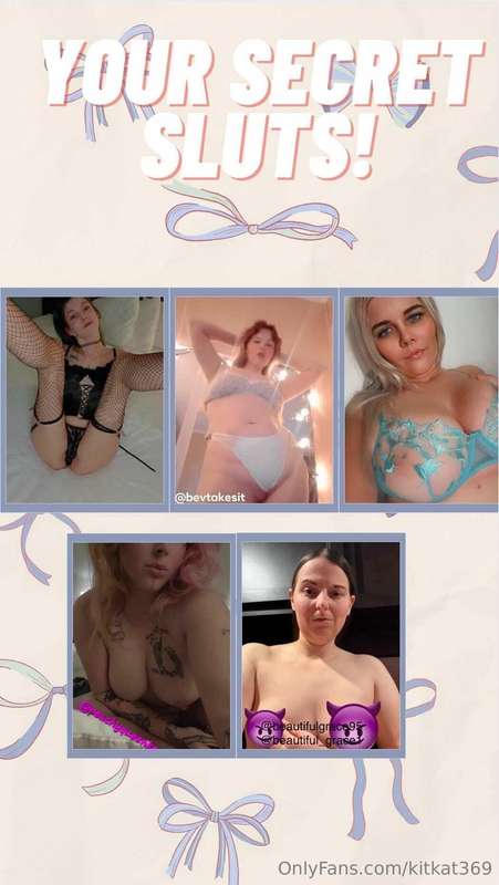 We Wanna Be Your Secret Sluts 💋⬇️💋 NEW OBSESSION AWAITS🔥@mia..