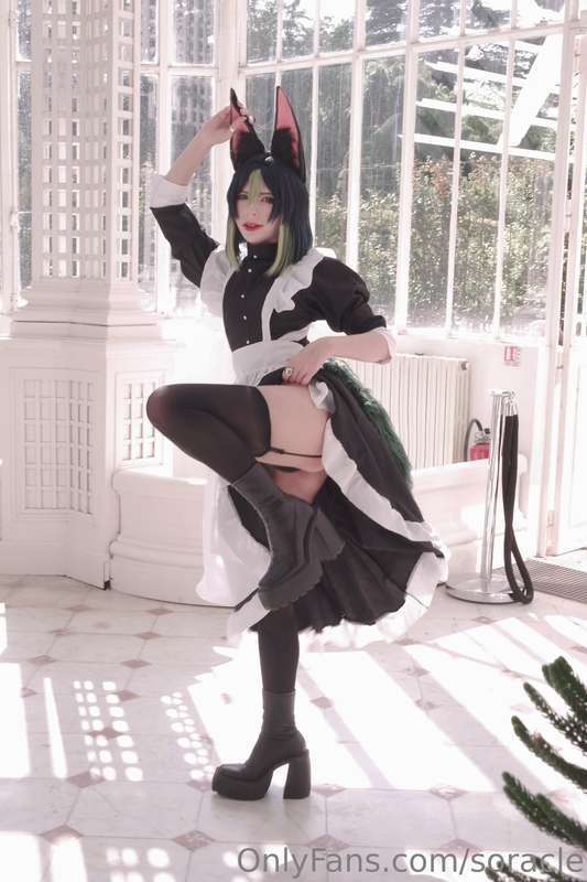I did a Tighnari maid concept photpshoot yesterday! 
I know ..