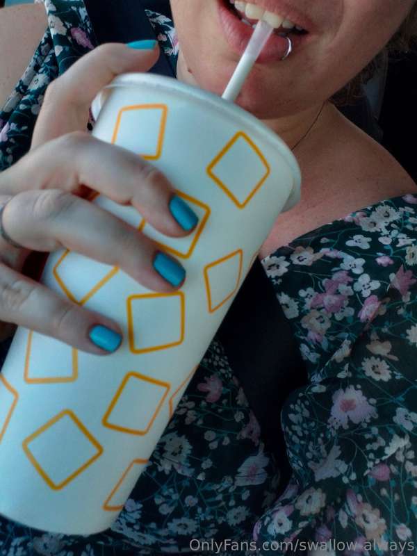 Nothing like a milkshake to cool myself down on such a hot d..