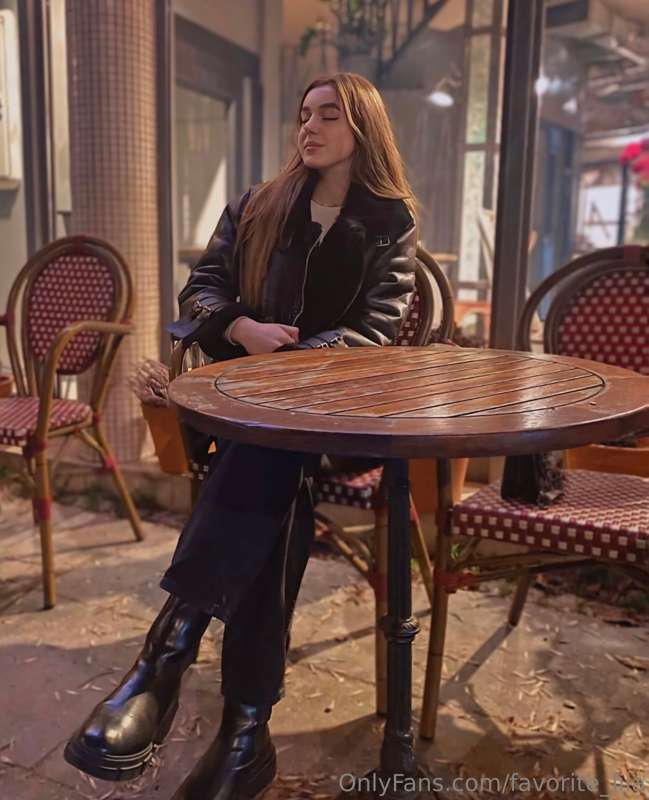 I love to sit in an empty cafe at night and savor the moment..