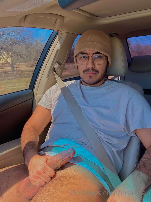 Got hard af on the way to Austin had to pull it out